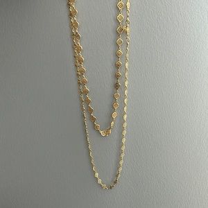 Stella & Dot gold necklace